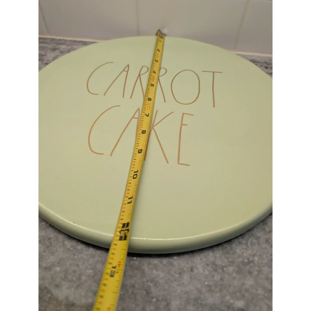RAE DUNN‎ Cake Stand Carrot Cake Pie Plate Artisan Collection 12